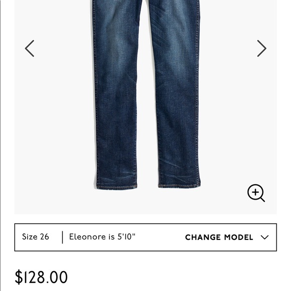 SLIM- STRAIGHT HIGH RISE❣️NWT MADEWELL JEANS - Picture 8 of 8